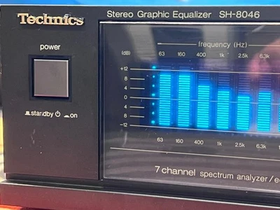 🌈TECHNICS SH-8046🌈EQUALIZZATORE PARAMETRICO 7+7 CON ANALIZZATORE SPETTRO TOUCH - Immagine 1 di 4