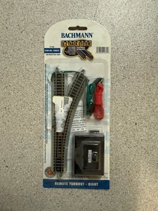 N Scale R/H Remote Turnout Nickel Silver E-Z Track BACHMANN New 44862 - Picture 1 of 2