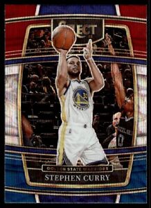 Stephen Curry 2021-22 Panini Select Tri-Color Prizm I40 #94 Golden State