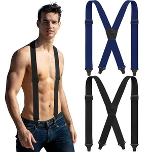2er Pack versteckte Hosenträger verstellbar unter dem Hemd Hosenträger für Herren - Bild 1 von 6