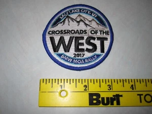 BMW Patch 2017 Moa Rally Salt Lake City Crossroads of The West ~ 9694 - Picture 1 of 3