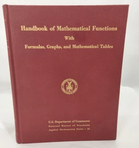 Handbook of Mathematical Functions W/Formulas, Graphs & Mathematical Tables 1972 - Picture 1 of 16