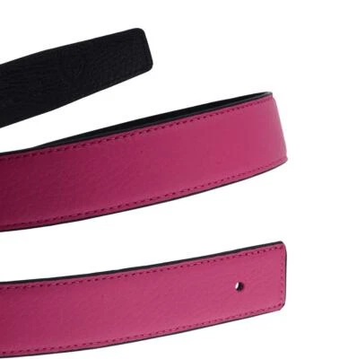 100% Quality H Belt Reversible Leather Strap without Buckle Women 24mm 25mm NEW - Image 1 of 4