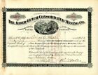 Alder Gulch Consolidated Mining Co. - Stock Certificate - Mining Stocks