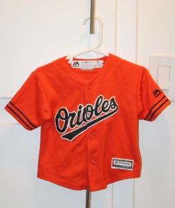 MAJESTIC Cool Base Baltimore Orioles MLB Baseball Säugling Baby 12 Monate Trikot - Bild 1 von 6