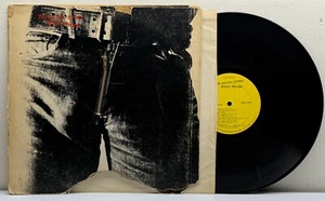 1977 The Rolling Stones Sticky Fingers Vinyl COC 59100 REAL ZIPPER JACKET READ - Picture 1 of 17