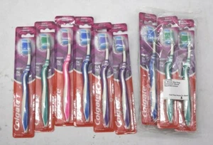 12 Pack Colgate Wave Zigzag Compact Head Assorted Colors Manual Toothbrushes - Picture 1 of 6
