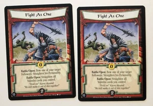 Fight As One (2) L5R Legends of the Five Rings CCG Stronger Than Steel - Bild 1 von 1