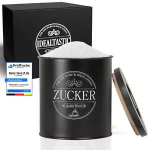 IDEALTASTIC® Premium Vorratsdose I Kaffedose I Zuckerdose 1KG , Vintage Design - Bild 1 von 7