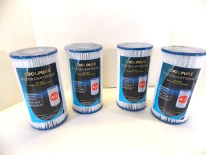 4er Pack - POOL PURE Filterkartusche PLF-INTA kompatibel Intex Typ A & C 59900E - Bild 1 von 3