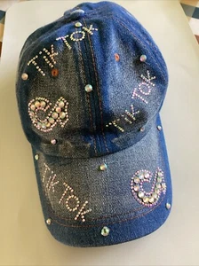 NoLLia Damen Strass Tic Tok Mütze, geblendet Glitzer Baseball Caps. EUC! - Bild 1 von 5