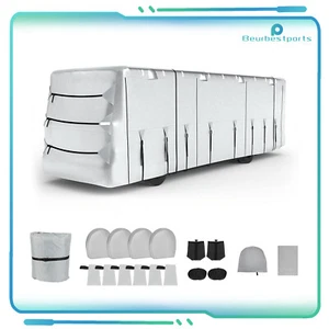 33-37FT Class A Trailer Travel & RV Camper Covers Water Proof Oxford Cloth - Picture 1 of 17