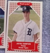 1991 ProCards Tomorrow's Heroes Bristol Tigers Singles You pick your cards