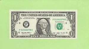 1993 ..UNCIRC 1 $ F 5150 2278 C .... 1993 1 $ F-C NICE NOTE FRN - Bild 1 von 2