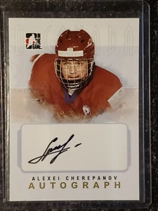 2007-08 ITG O'Canada ALEXEI CHEREPANOV Autograph! #AACH VERY RARE! SP! - Picture 1 of 2