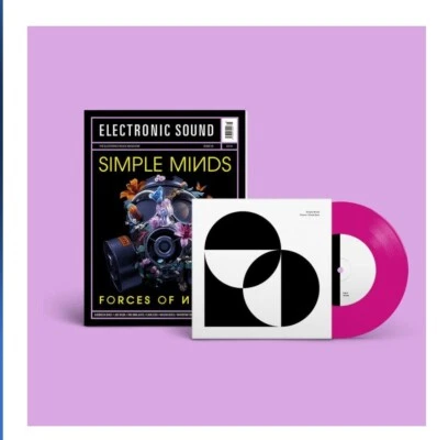 Simple Minds I Travel - Magenta 7" Single & Electronic Sound magazine  - Image 1 of 4