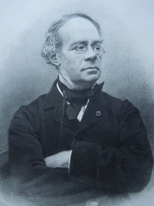 Estampe Photogravure Ancienne. Portrait Fromental Halévy. Musicien. Carjat - Picture 1 of 2