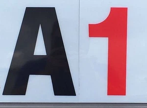 Outdoor Marquee Rigid Sign Letter Set 8 inch on 9" Back .060 270 COUNT - Picture 1 of 2