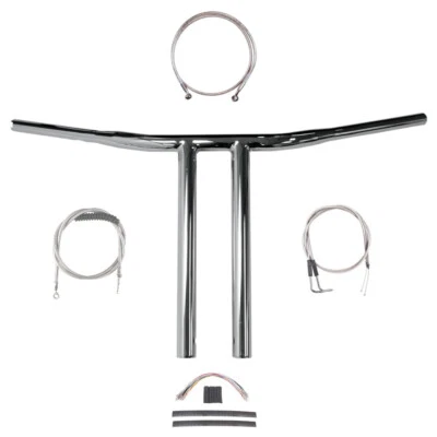Kit de manillar Chopper T 2004-2013 Harley-Davidson Sportster 1 1/4" cromado 14" Foto 1 de 2