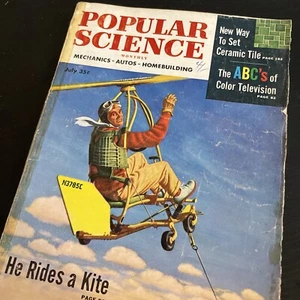 VINTAGE ORIGINAL RETRO Magazine Journal Popular Science Tool 1950s Cafe Art - Picture 1 of 5