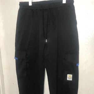 Pantaloni da jogging Shein X Vancoog donna XL neri cargo elasticizzati in vita Y2K - Foto 1 di 10