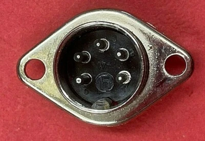 Chassis DIN Plug 5 pin 240 degree - Image 1 of 3
