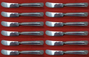 Fiddle Shell By Frank Smith Sterling Silver Butter Spreader HH Paddle Set 12 pcs - Picture 1 of 1