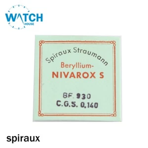 10 pcs of Nivaroxs Hairspring (Spiral) for BF 930 , C.G.S: 0.140 . - Picture 1 of 3