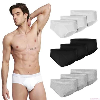 Slip uomo midi Biancaluna Kissimo WP202 cotone elasticizzato 3 pz - Immagine 1 di 4