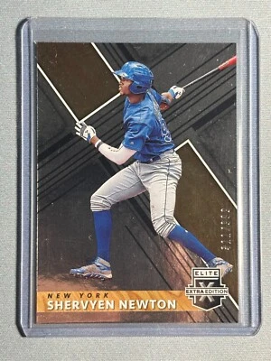 2019 Elite Extra Edition #94 Shervyen Newton New York Mets 311/999 - Image 1 of 2