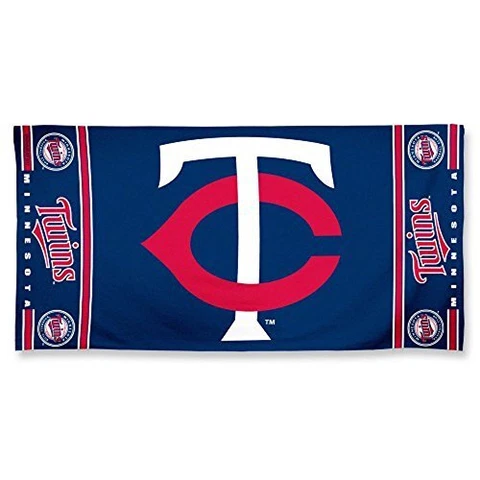 MLB Minnesota Twins 30" X 60" Logo Beach Towel Cover