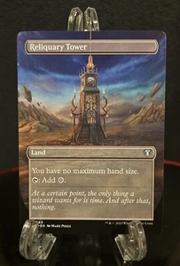 MTG Reliquary Tower #0663 Borderless Uncommon Commander Masters (CMM) - Picture 1 of 2