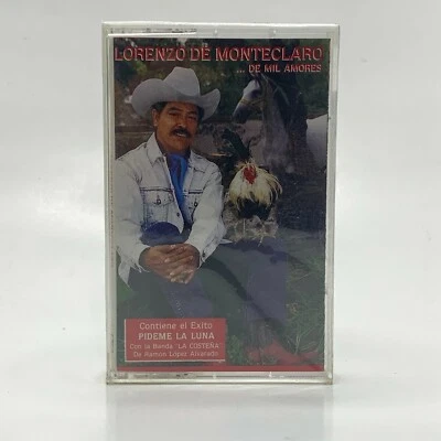 Lorenzo de Monteclaro Cassette De Mil Amores con Banda La Costena Rare New - Image 1 of 3