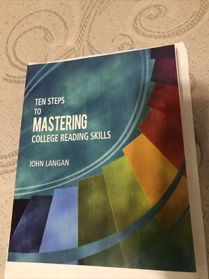 Ten Steps to Mastering College Reading Skills - Paperback - VERY GOOD - Image 1 of 3