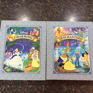 Disney Magical Tales 2 Book Set Enchanted and Charming Tales Story Books HC - Picture 1 of 8