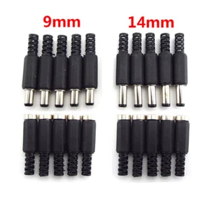 5.5mm x 2.1mm Male/Female DC Power Jack Plug Socket Adapter Connector 5.5x2.5mm - Picture 1 of 12
