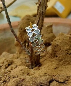 925 Sterling Silver Natural Diamond Anniversary Band Ring - Picture 1 of 10