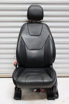 Ford Edge 2015-2016 asiento delantero izquierdo del lado del conductor cuero negro térmico OEM Foto 1 de 4