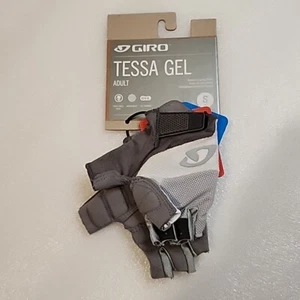Giro Tessa Gel Erwachsene Damen Fahrradhandschuh kleine Größe 6 grau und weiß fingerlos - Bild 1 von 6