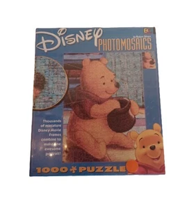 Disney Photomosaics Winnie The Pooh 1000 Pc. Jigsaw Puzzle Sealed Buffalo Games - Picture 1 of 8