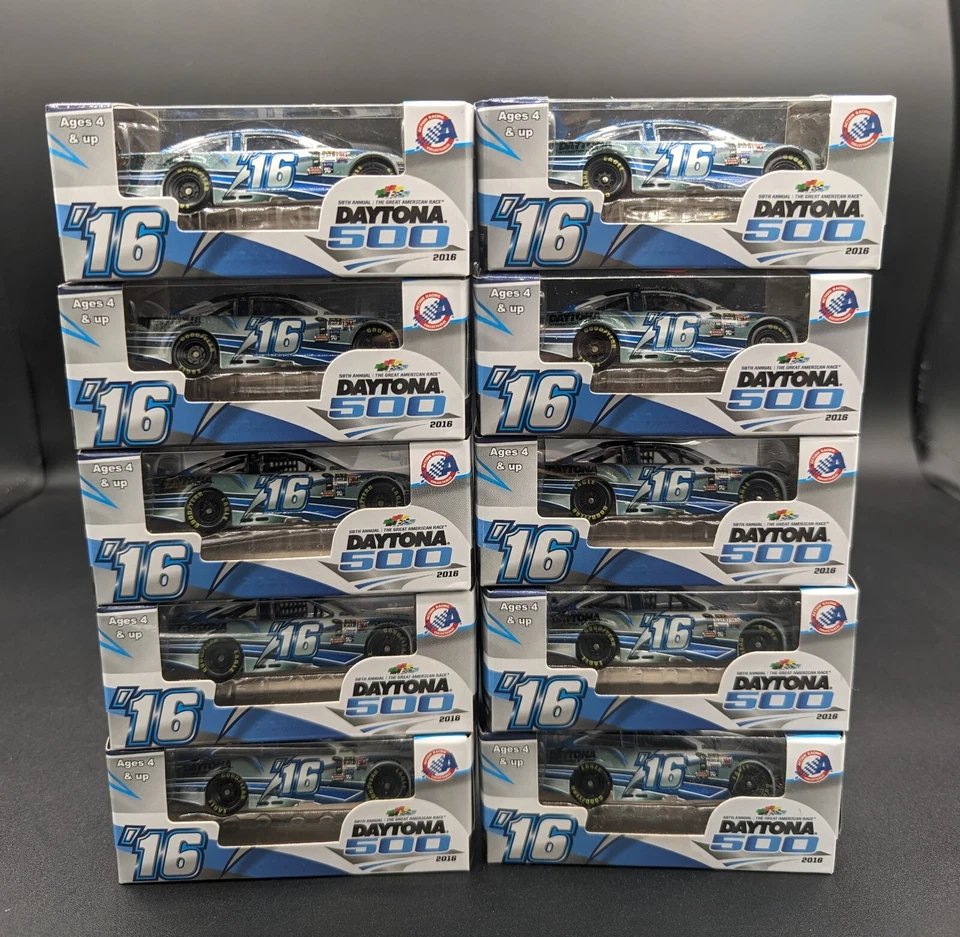 Lote de 10x Daytona 500 2016 Toyota Camry Action NASCAR escala 1:64  Foto 1 de 1