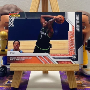 15 of 25 Anthony Edwards Rookie Card 2020-21 Panini Instant Basketball RC 169 - Picture 1 of 5
