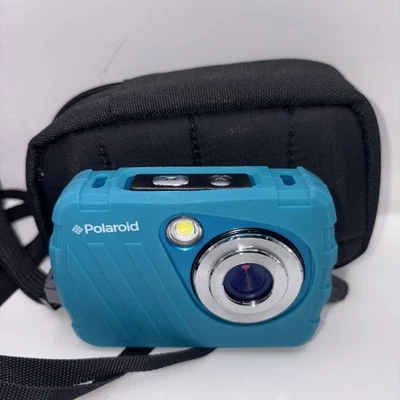 Polaroid IS048 Waterproof Instant Sharing 16 MP Digital Camera Tested Works, CAs - Image 1 of 4