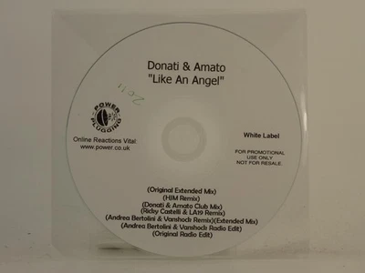 DONATI AND AMATO LIKE AN ANGEL (H1) 7 Track Promo CD Single including Plastic Sl - Image 1 of 4