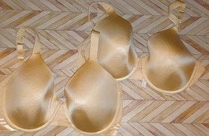 Lotto 2 reggiseni donna Ambrielle foderati con ferretto taglia 40DD beige copertura completa - Foto 1 di 7