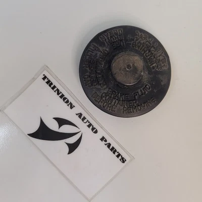 Tampa de reservatório de fluido cilindro mestre de freio Toyota MR2 1987-1989 preta fabricante de equipamento original - Imagem 1 de 3