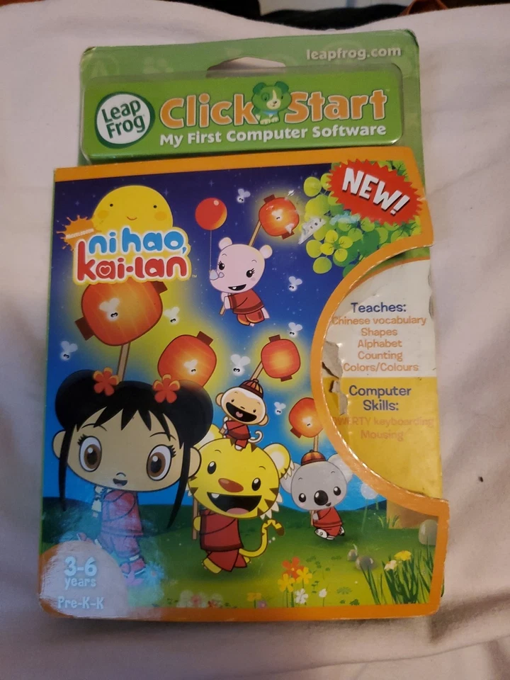 NI HAO KAI-LAN Leap Frog ClickStart game cartridge pre-K-K years 3-6   - Image 1 of 2