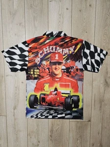 VINTAGE FERRARI SCHUMACHER SHIRT F1 TEAM JERSEY MENS SCHUMMY SHIRT L - Picture 1 of 5