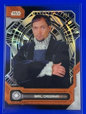 Bail Organa Attack of the Clones Black 1/1 Topps Star Wars High Tek 2024 #8 - Image 1 of 4