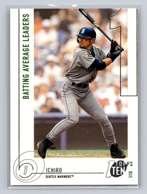Ichiro Suzuki 2002 Topps Ten #52 Seattle Mariners - Image 1 of 2